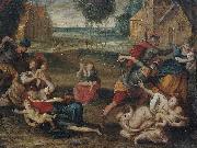 Frans Francken II Der Bethlehemitische Kindermord. oil painting on canvas